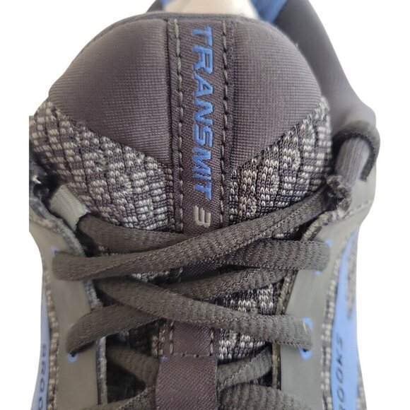 Brooks Transmit 3 Sneakers Mens 12D Running Gray Blue Athletic Comfort NO INSOLE - Picture 7 of 10